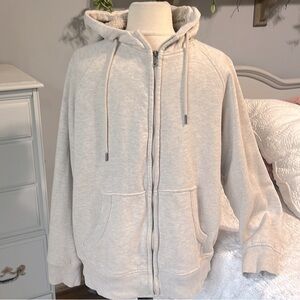 Comfy Guys Gals Cotton Knit Full Zip Hoodie